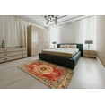 thumbnail image 4 of Ahgly Company Indoor Rectangle Traditional Brown Persian Area Rugs, 6' x 9', 4 of 6