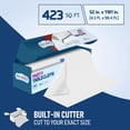 thumbnail image 5 of Clearly Elegant White Disposable Plastic Table Cover with Self-Cutter, 52” X 100 Ft, 5 of 5