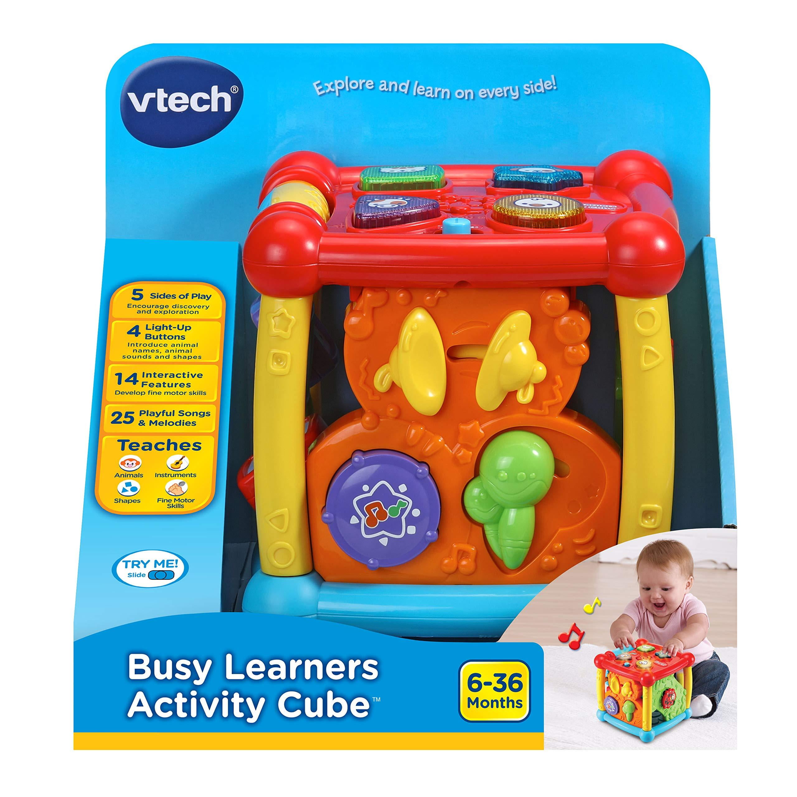 Retail Packaging - English Version Details about   VTech Busy Learners Activity Cube 