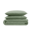 thumbnail image 2 of Cannon Solid Green Twin/Twin XL 2 Piece Quilt Set, 2 of 3
