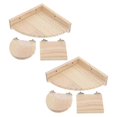 thumbnail image 5 of Hamster Supplies Hamster Climbing Toys Pet Jumping Board Entertainment Small Animal Platform Triangle Shape Space Saving 6Pcs, 5 of 5