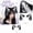 Black, variant on Cat Wolf Fox Dog Ears Headband Handmade Faux fur Cosplay Halloween Costume Party,Handmade Animal Furry Ears Hair Hoop,Realistic Animal Ear Costume Accessory for Party Anime Cos Lolita Dress Up