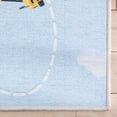 thumbnail image 4 of Well Woven Kids Rugs Traffic Modern Light Blue Printed Distressed Machine Washable 6' x 9' Area Rug, 4 of 7