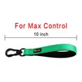 thumbnail image 5 of Plutus Pet Short Dog Leash, Reflective Nylon Padded Handle, Strong Traffic Pet Leash with Carabiner Clip, for Medium Large Dogs (10", Green), 5 of 6