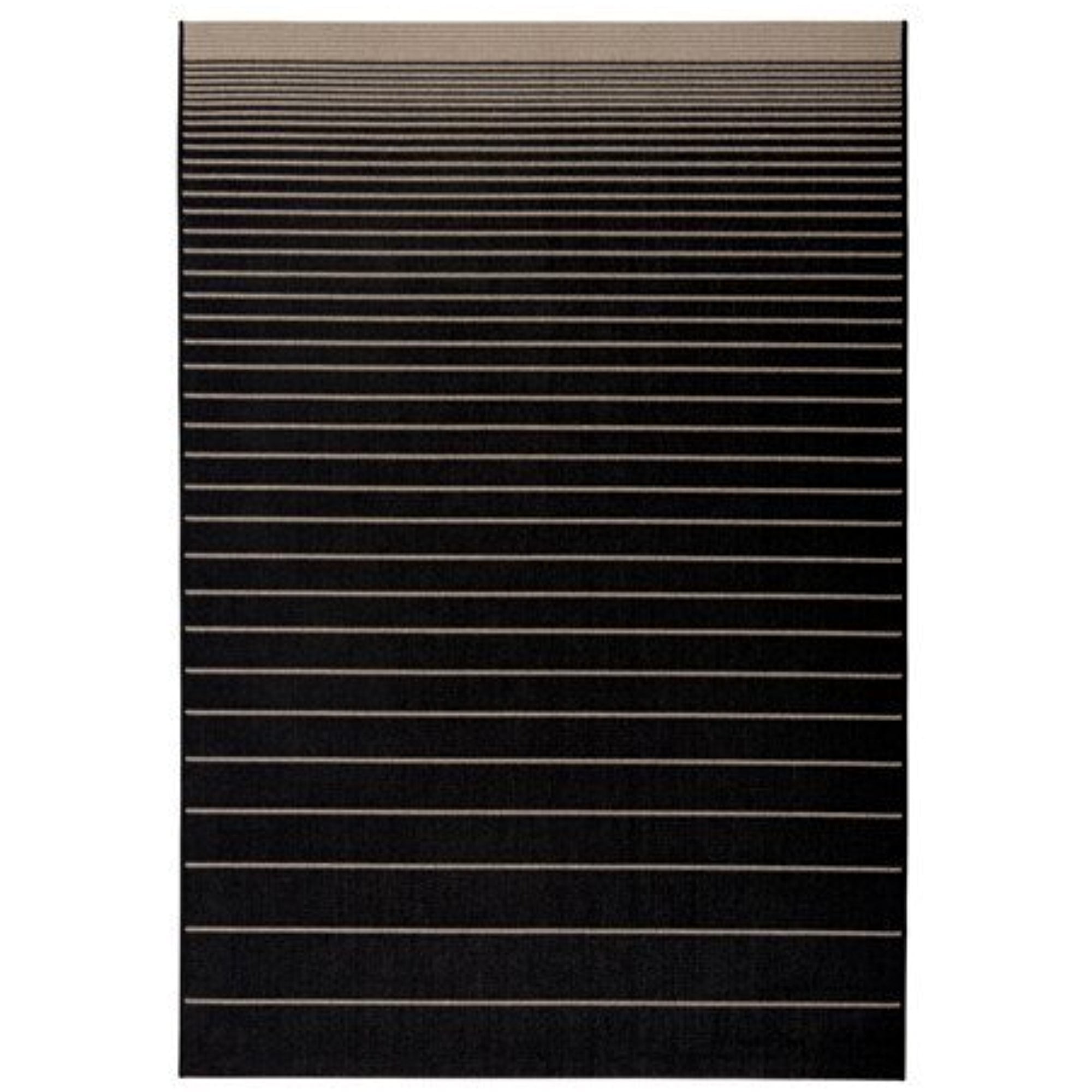 Ikea Rug Flatwoven Indoor Outdoor White Black 4 4 X6 5