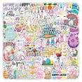 thumbnail image 2 of Easter Theme Decorative Stickers Set for Scrapbooking Journaling Card Making DIY Crafts Holiday Party Supplies Assorted Designs for Kids and Adults (50PCS), 2 of 5