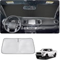 thumbnail image 1 of GHSDFBB Car Windshield Sun Shade Foldable,Sun Protection for Car Front Windshield,Sun Protector for UV Ray,Car Interior Accessories for Sun Heat,Fit for 2016-2024 Toyota Tacoma, 1 of 7