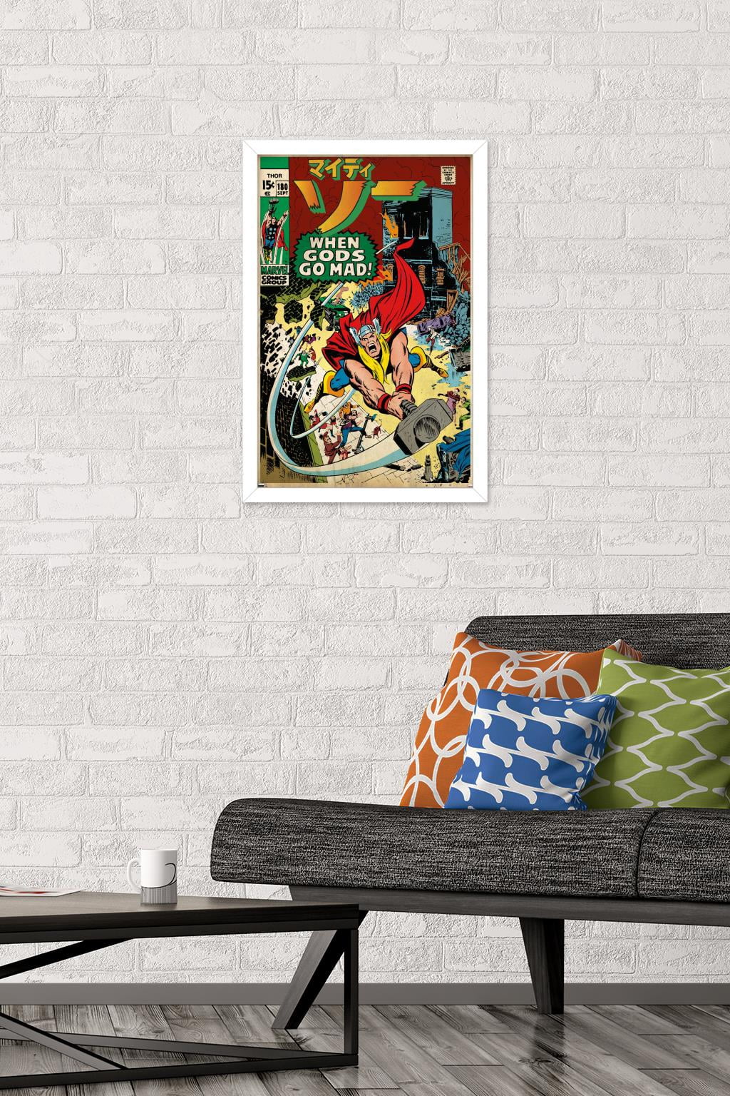 Marvel Katakana - Thor #108 Wall Poster, 14.725" x 22.375" Framed