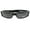 Deep Black, variant on UV protection Florida logo Sport-Sunglasses White
