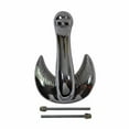 thumbnail image 3 of Renovators Supply Brass Door Knockers for Front Door 7" Swan Shaped Chrome Plated Brass Door Knocker w/Screws, 3 of 7