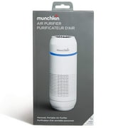 Angle View: Munchkin Portable Air Purifier, 4-Stage True HEPA Filtration System Eliminates 99.7% of Micro-Pollutants