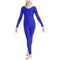 thumbnail image 2 of hengsof Girls Unitards Gymnastics Long Sleeves Full Body Toddler Ballet Leotards for Kids Costumes, 2 of 7