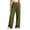 Army Green, variant on Gunia Little Girls Sweatpants Joggers School Uniformss Baggy Wide Leg Sweat Pants Sweatpants Elastic Waist Joggers Pants Preppy Clothes For Kids Athletic Pants Army Green 5-6 Years