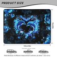 thumbnail image 7 of Jeiento Glow Blue Dolphin Flower Car Trunk Mat 29"x39", Pet Friendly Cargo Liner Ocean Beach Travel Car Mat, 7 of 7