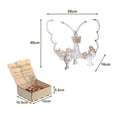thumbnail image 2 of Wedding Guest Book Butterfly Frame with Small Butterflys Reception Decorations Acrylic White Wedding Guest Book Alternativey Family Supply-60, 2 of 8