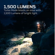 NEBO Transcend 1500 Lumen LED Rechargeable Headlamp
