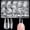 Medium Coffin, variant on 420 count Short Square Tips Clear Press Nails Short Nails Tips | Square Tips Full Cover Soft Gel Tips False Nails Artificial Fingernail for Gel Extensions