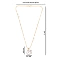 thumbnail image 4 of Efulgenz OM AUM Ohm Pendant Chain Necklace India Spiritual Good Luck CZ Jewelry Gift for Men Women, 4 of 6