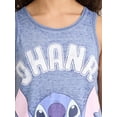 thumbnail image 3 of Disney Stitch Women's Tank Top and Shorts Pajama Set, 2-Piece, Sizes XS-3X, 3 of 4