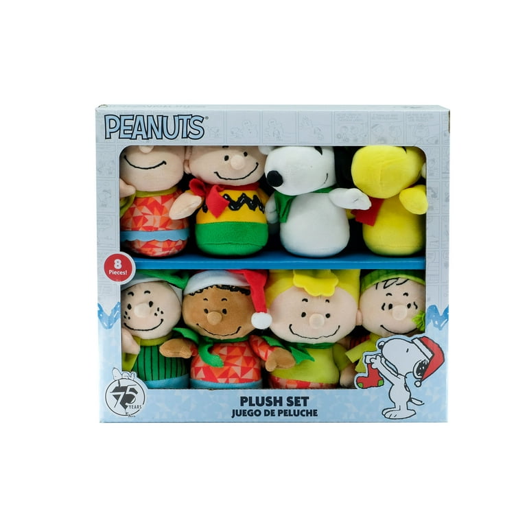 Peanuts 75th Anniversary Plush Pals, 8 Characters, 6 Inches Tall
