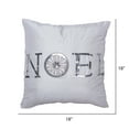 thumbnail image 2 of Vickerman Decorative 18" x 18" Sequin Noel Pillow, 2 of 2