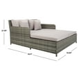thumbnail image 7 of SAFAVIEH Cadeo Outdoor Patio Daybed, Grey, 7 of 7