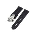 thumbnail image 1 of Correa de reloj con hebilla de mariposa, repuesto de correa de silicona para reloj, herramientas de correa Panerai, hebilla de acero, 1 of 3