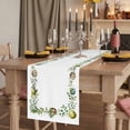 thumbnail image 2 of Table Runners 72 Inches Long Dress Scarves, Green Eggs Easter Farmhouse Kitchen Table Runner, Coffee Tablerunners, Leaves Elegant Pastoral Botanical 16x72 Inch, 2 of 9