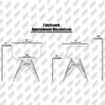 thumbnail image 6 of 2Xhome Dining Chair, Set of 2, Teal, 6 of 6