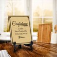 thumbnail image 5 of Confidence is the best hairstyle you can wear Table Sign with Acrylic Stand (6x8“) | Elegant Decorative Signs for Hairdressers and Stylists, 5 of 9