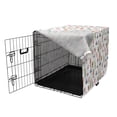 thumbnail image 3 of Sea Life Dog Crate Cover, Colorful Various Sea Creatures and Plants Doodle Drawings Underwater Elements, Easy to Use Pet Kennel Cover Small Dogs Puppies Kittens, 7 Sizes, Multicolor, by Ambesonne, 3 of 6