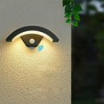 thumbnail image 2 of Aplique LED para exteriores con sensor de movimiento, gris antracita 24w 980lm 3000k, lámpara externa de aluminio Ip54, lámpara para exteriores para Villa Porche Pasarela Jardín Balcón Pasillo, 2 of 5