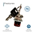 thumbnail image 2 of AlveyTech Key Switch with Standard Metal Head Keys for Amigo, Go-Go, & Pride Mobility Scooters - (SWTKEY1011 / 20133500 / 13501) Replacement Panel Mount Assembly with 2 Keys for Electric Scooter, 2 of 10