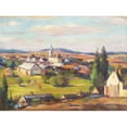 thumbnail image 2 of František Šindelář 18x14 Gold Ornate Wood Frame and Double Matted Museum Art Print Titled - Lukov Near Moravske Budějovice, 2 of 4