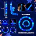 thumbnail image 4 of Glow Sticks Party Favors Kannove Blue Light Up 24 unidades para niños, 4 of 6