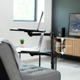 thumbnail image 3 of VIVO Black 20 inch Over Couch Swivel Table, Laptop Desk for Remote Work, 3 of 8