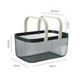 thumbnail image 2 of unbranded 1Set Black Iron Bread Basket for Household Storage with Large Capacity Design, 2 of 8