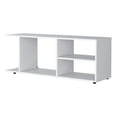 thumbnail image 1 of FM FURNITURE Meuble Télé Tubac en Mélamine avec Rangement Ouvert Blanc, 1 of 6