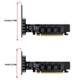 thumbnail image 3 of Tarjeta De Expansión Dividida Ngff Pci-E 16X A 4 Puertos U.2 SFF-8643 NVME PCIE SSD Adaptador PCI-E 16X a 4 puertos U.2 SFF-8643/8639 Tarjeta dividida, 3 of 9