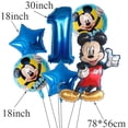 thumbnail image 2 of Juego de Globos de aluminio de Mickey Mouse de , decoraciones para fiesta de primer cumpleaños, Globos de helio para niños, juguetes para Baby Shower, 1 Juego（Gris, 2 of 5