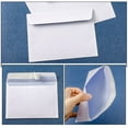 thumbnail image 3 of Nestingho 100Pcs Plain White Envelopes for Confidential Letters and Secure Office Document Mailing, 3 of 8
