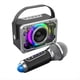 thumbnail image 3 of Altavoz Bluetooth para Cantar en Casa Al Aire Libre, Altavoz de Karaoke InaláMbrico de Graves PortáTil, MicróFono, Juego de Ktv para el Hogar-Gris, 3 of 5