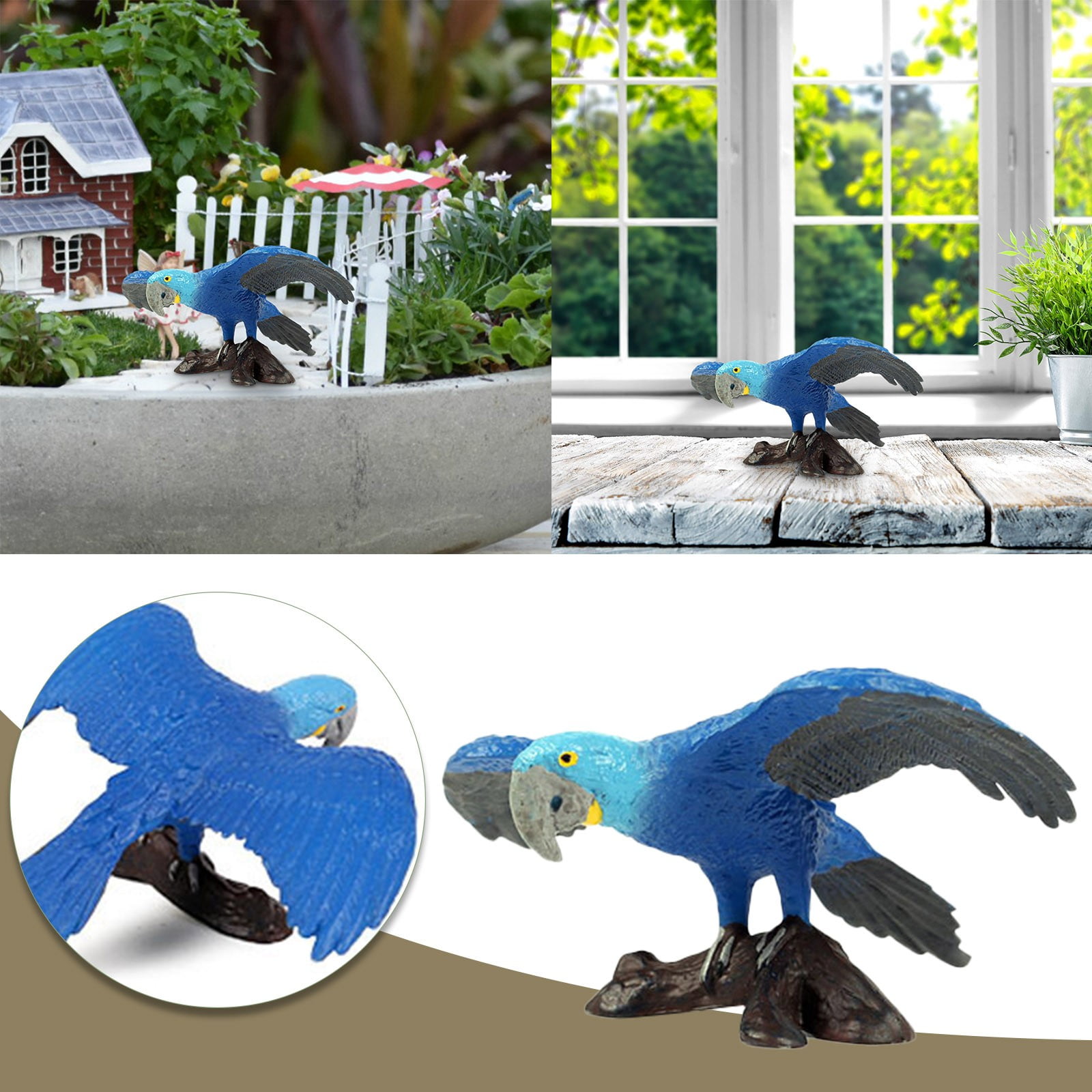 Toyfunny Plastic Birds Figures Realistic Bird Animals Figures Toy