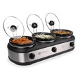 thumbnail image 2 of TRU Triple Buffet Server, 3 2-1/2-Quart Removable Inserts, Silver, 2 of 4