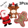 thumbnail image 1 of 3PCS Christmas Dog Toy Interactive Dog Teething Toy Dog Play Toy for Puppies, 1 of 9
