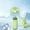 GreenGN, variant on Iumwxz Digital Display Current Fan Power Remaining Folding Fan Usb 5-Speed Rechargeable Small Fan Portable Handheld Fan Silent Design Comfortable and Power-Saving Blue