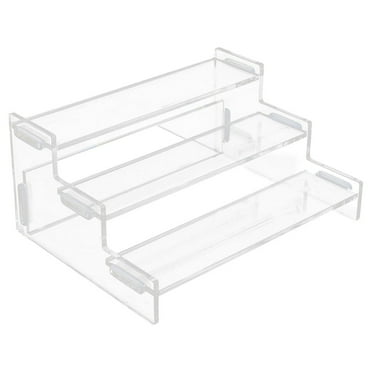 Acrylic Display Stand Storage Shelves Storage Shelf Perfume Stand Organizer for Dresser Comfier Tidy Storage Container