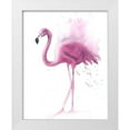 thumbnail image 1 of Shefranov, Olga 26x32 White Modern Wood Framed Museum Art Print Titled - Flamingo V, 1 of 4
