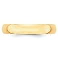 thumbnail image 6 of 10K Yellow Gold 4mm Light Weight Half Round Band Ring Size 10, 6 of 7