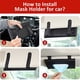 thumbnail image 4 of 2 uds soporte para pañuelos de coche caja de pañuelos para coche visera de cuero caja de pañuelos para visera de coche soporte para máscara estuche de almacenamiento de papel tisú para visera de coche ER, 4 of 5